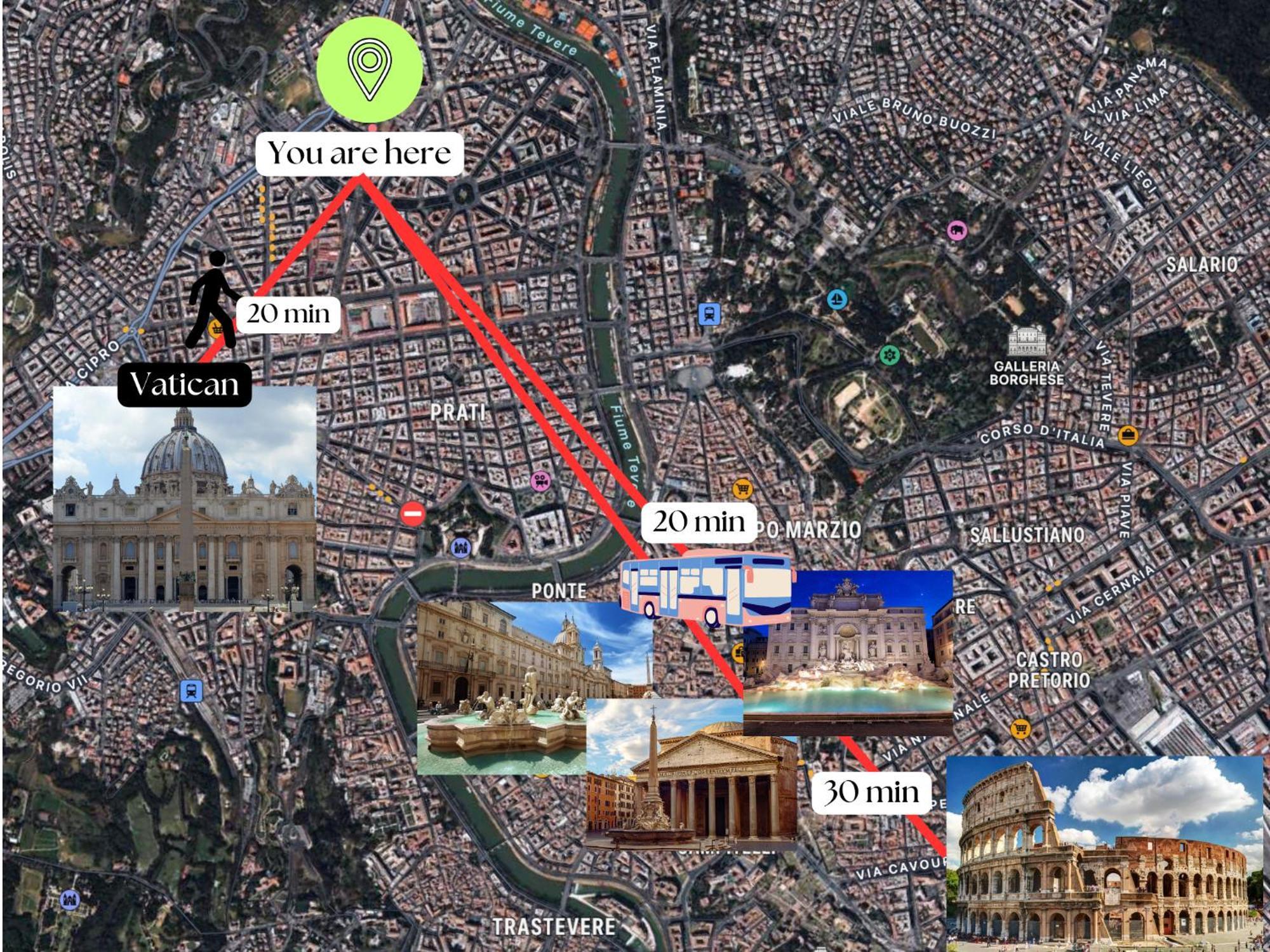 Ottaviano - 10 Min Dal Vaticano Рим Экстерьер фото